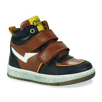 Shoes Boy High top trainers GBB ODAFI Brown