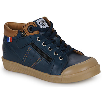 Shoes Boy High top trainers GBB PITCHOU Marine