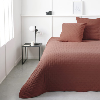 Home Blankets / throws Today HC3 Boutis Polyester TODAY Essential Terracotta Terracotta
