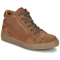 Shoes Boy High top trainers Little Mary DOUCEUR Brown