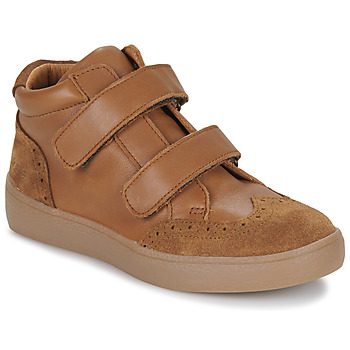 Shoes Boy High top trainers Little Mary ODYCEE Brown