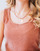 Clothing Women Tops / Sleeveless T-shirts Céleste LISETTE Pink