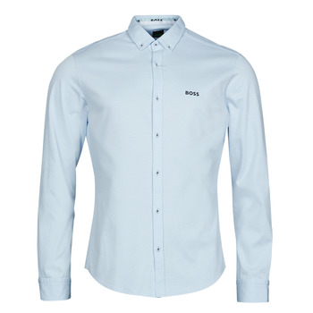 material Men long-sleeved shirts BOSS BIADO_R Blue