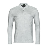 material Men long-sleeved polo shirts BOSS Pirol Grey