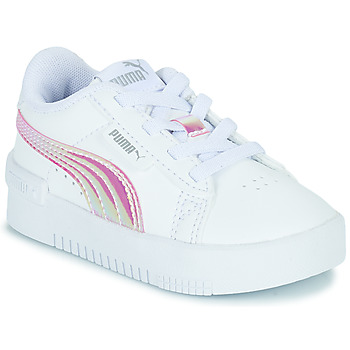 Shoes Boy Low top trainers Puma Jada Holo AC Inf White / Pink