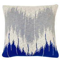 Home Cushions Malagoon Wave knitted cushion blue (NEW) Blue