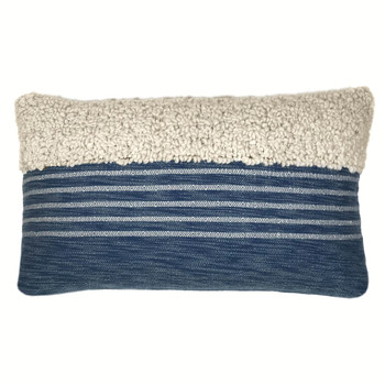 Home Cushions Malagoon Tribal indigo blue cushion Blue