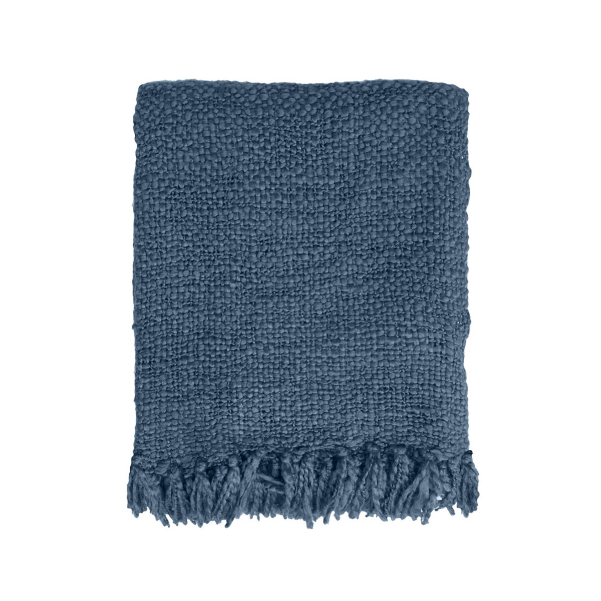 Home Blankets / throws Malagoon Indigo solid throw Blue