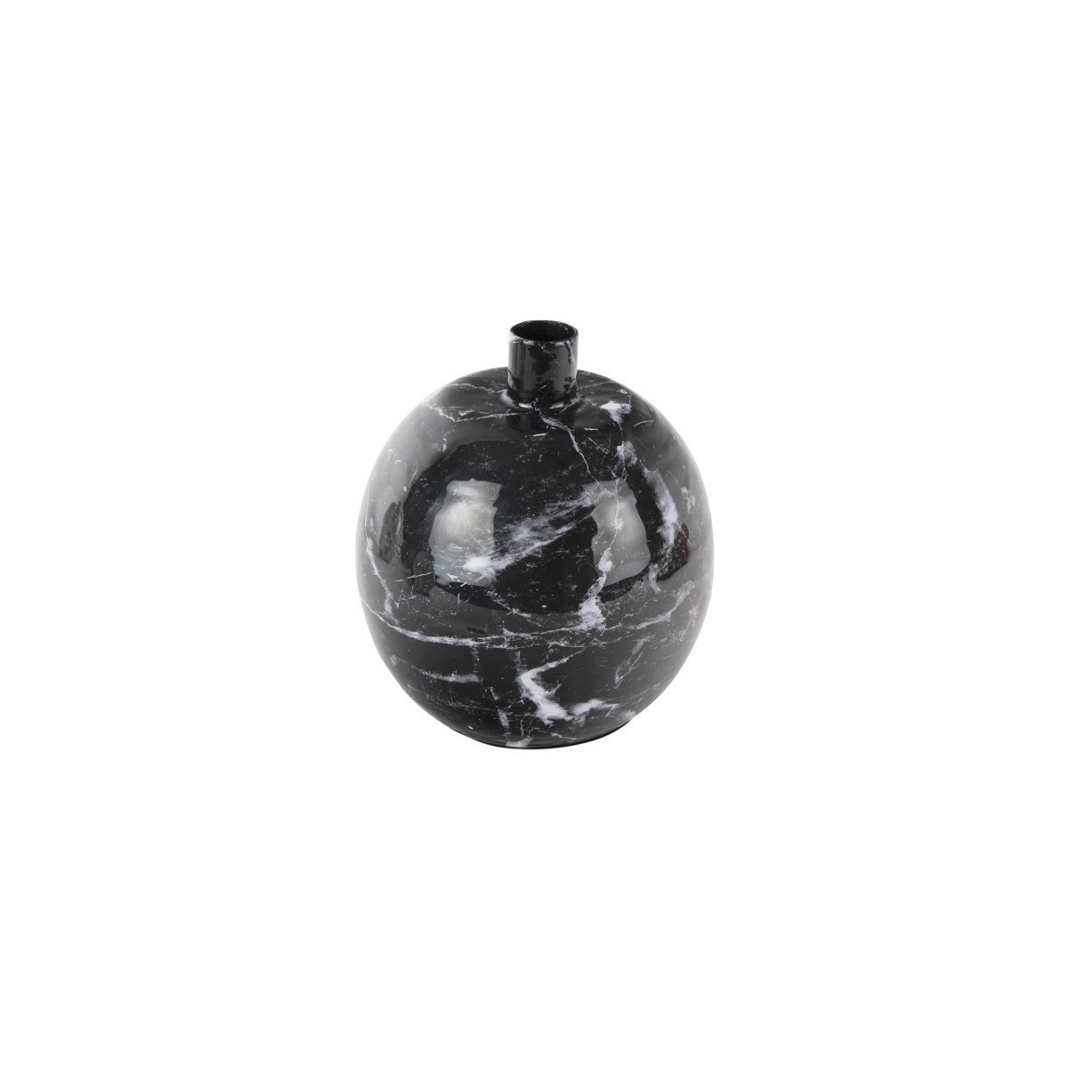Home Candlesticks / tealights Present Time MARBLE LOOK Black
