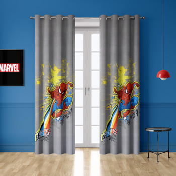 Home Children Curtains & blinds Disney deco SPIDERMAN Multicolour