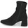 Shoes Women Ankle boots JB Martin VAGUE Canvas / Suede / Stretch / Black