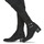 Shoes Women Boots JB Martin LEONOR Canvas / Suede / Black