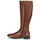 Shoes Women Boots JB Martin LIDIA Veal / Chocolate