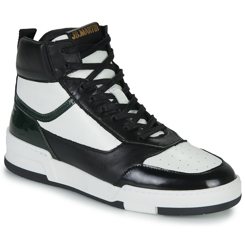 Shoes Women High top trainers JB Martin HURREL Veal / White / Black