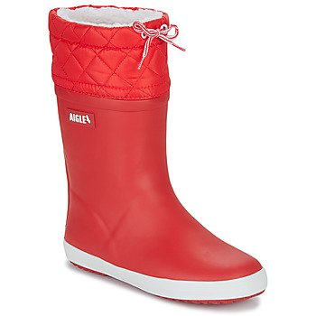 Shoes Children Snow boots Aigle GIBOULEE 2 Red / White
