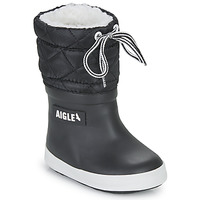 Shoes Children Snow boots Aigle GIBOULEE 2 Black / White