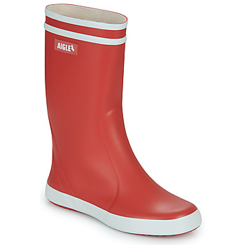 Shoes Children Wellington boots Aigle LOLLY POP 2 Red / White