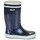 Shoes Girl Wellington boots Aigle LOLLY IRRISE 2 Blue
