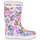 Shoes Girl Wellington boots Aigle LOLLY POP PLAY2 Pink / Multicolour