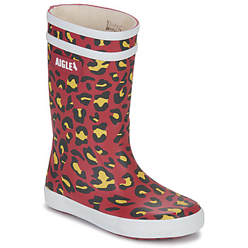 Shoes Children Wellington boots Aigle LOLLY POP PLAY2 Red / Yellow