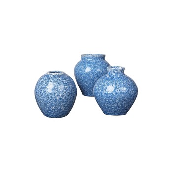 Home Vases / plant pots Broste Copenhagen INGRID x3 Blue