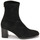 Shoes Women Ankle boots JB Martin VISION Canvas / Suede / St / Black