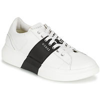Shoes Men Low top trainers Guess SALERNO Black / White
