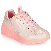 Shoes Girl Low top trainers Skechers UNO ICE Pink