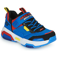 Shoes Boy Low top trainers Skechers BRICK KICKS 2.0 Blue / Red / Yellow