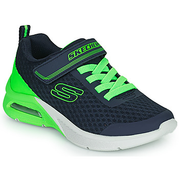 Shoes Boy Low top trainers Skechers MICROSPEC MAX Marine / Green