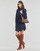 Clothing Women Short Dresses Les Petites Bombes ELANA Jean / Blue / Dark