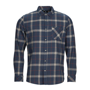 material Men long-sleeved shirts Rip Curl CHECKED IN FLANNEL Marine