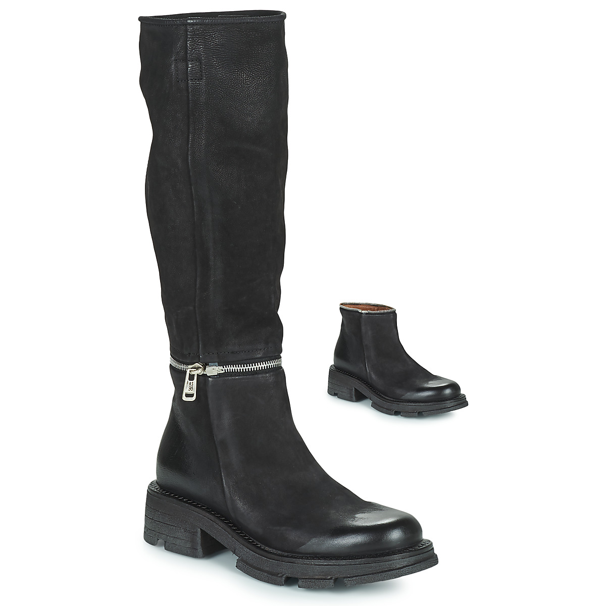 Shoes Women Boots Airstep / A.S.98 LANE HIGH Black