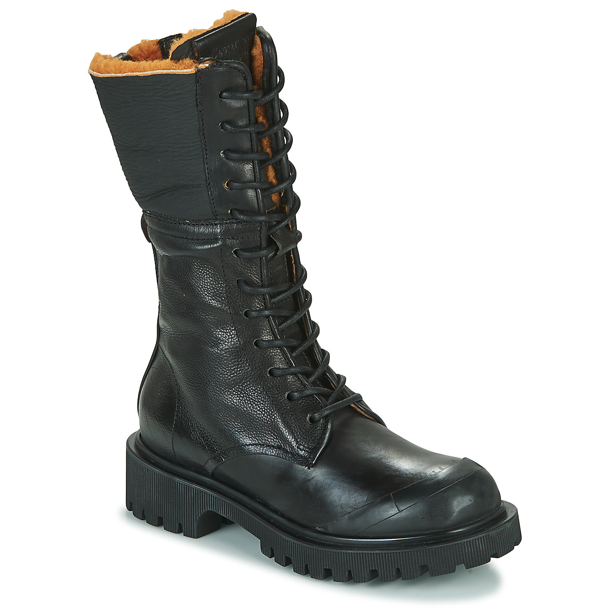 Shoes Women Boots Airstep / A.S.98 TOPDOG FUR Black