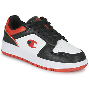 Shoes Boy Low top trainers Champion REBOUND 2.0 LOW B GS LACES Black / White / Red
