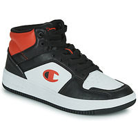 Shoes Men High top trainers Champion REBOUND 2.0 MID Black / White / Red