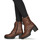 Shoes Women Ankle boots Mustang 1409504-3 Cognac