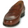 Shoes Men Loafers Pellet Colbert Veal / Pull / Cup / Brandy