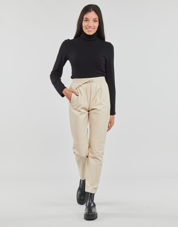 Clothing Women Wide leg / Harem trousers Oakwood GIFT Beige
