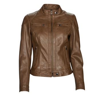 material Women Leather jackets / Imitation leather Oakwood LINA 6 Brown