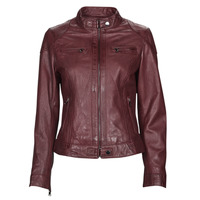 material Women Leather jackets / Imitation leather Oakwood LINA 6 Bordeaux