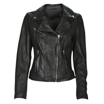 material Women Leather jackets / Imitation leather Oakwood CLIPS 6 Black