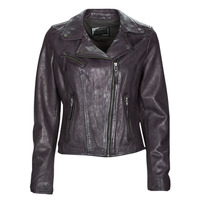 material Women Leather jackets / Imitation leather Oakwood CLIPS 6 Violet
