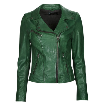 material Women Leather jackets / Imitation leather Oakwood CLIPS 6 Green