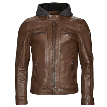material Men Leather jackets / Imitation leather Oakwood DRINK Brown