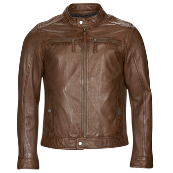 material Men Leather jackets / Imitation leather Oakwood GILLES 6 Cognac