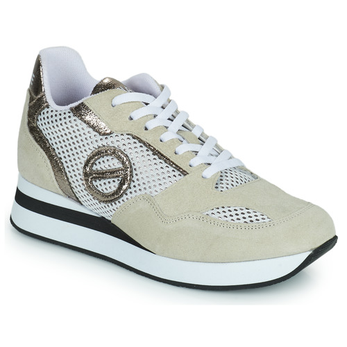 Shoes Women Low top trainers No Name PARKO RUNNER White / Bronze