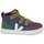 Shoes Children High top trainers Veja SMALL V-10 MID Blue / Green / Red