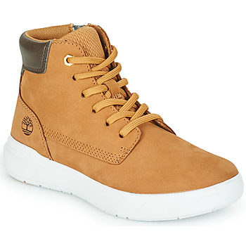Shoes Children High top trainers Timberland Seneca Bay 6In Side Zip Wheat