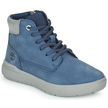 Shoes Children High top trainers Timberland Seneca Bay 6In Side Zip Blue